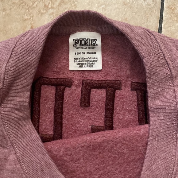 PINK Crew Neck Sweatshirt - Picture 3 of 3